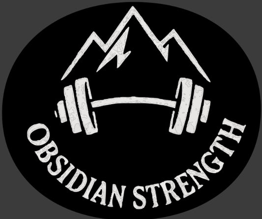 Obsidian Strength Logo Sticker