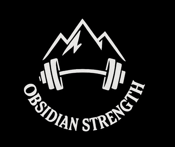 Mountain with barbell logo